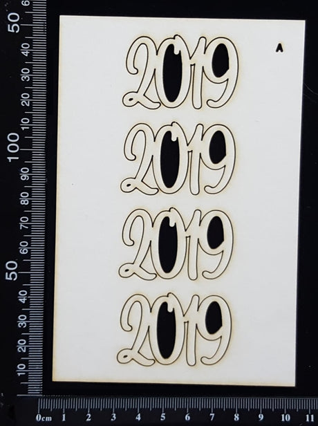 2019 Set - A - White Chipboard