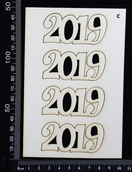 2019 Set - C - White Chipboard