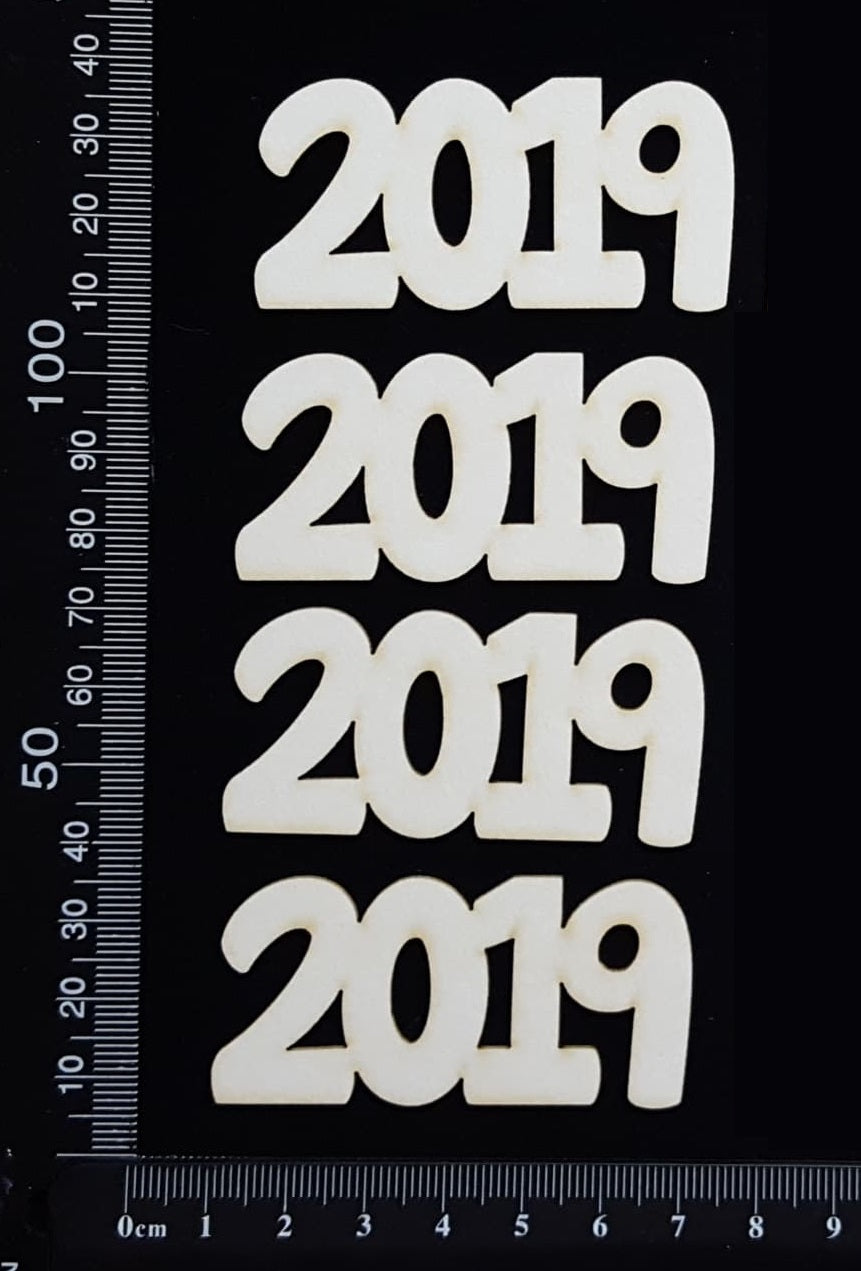 2019 Set - D - White Chipboard