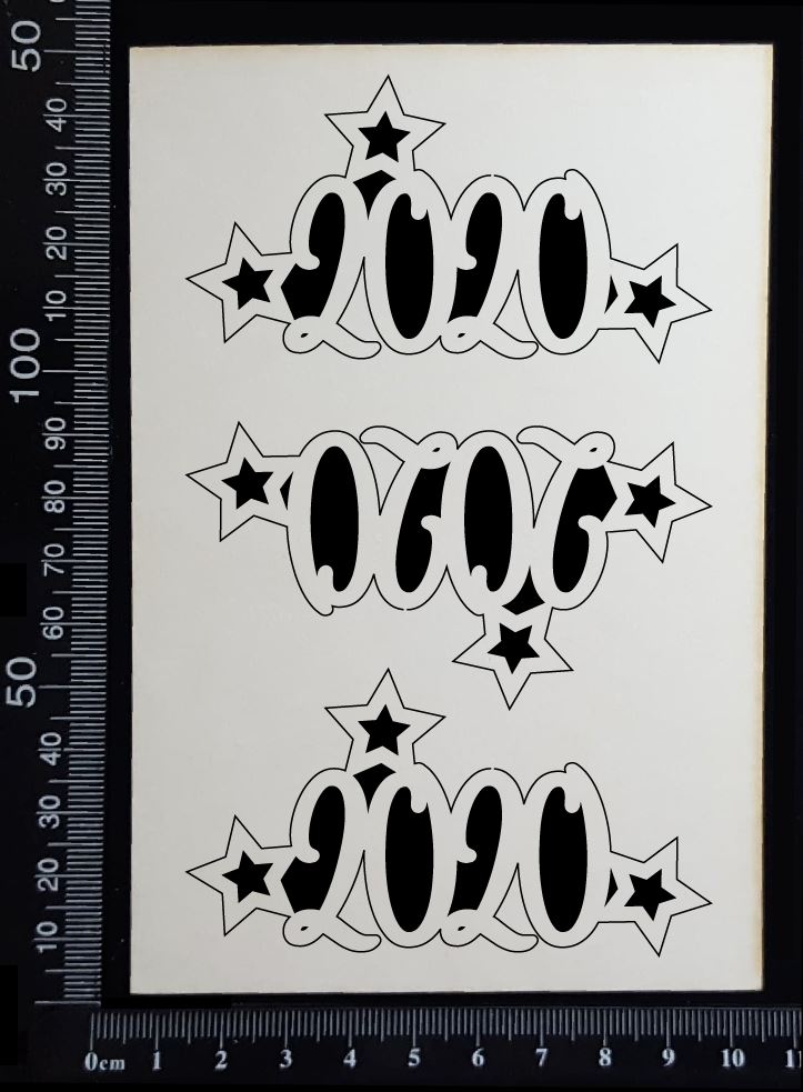 2020 Set - E - White Chipboard