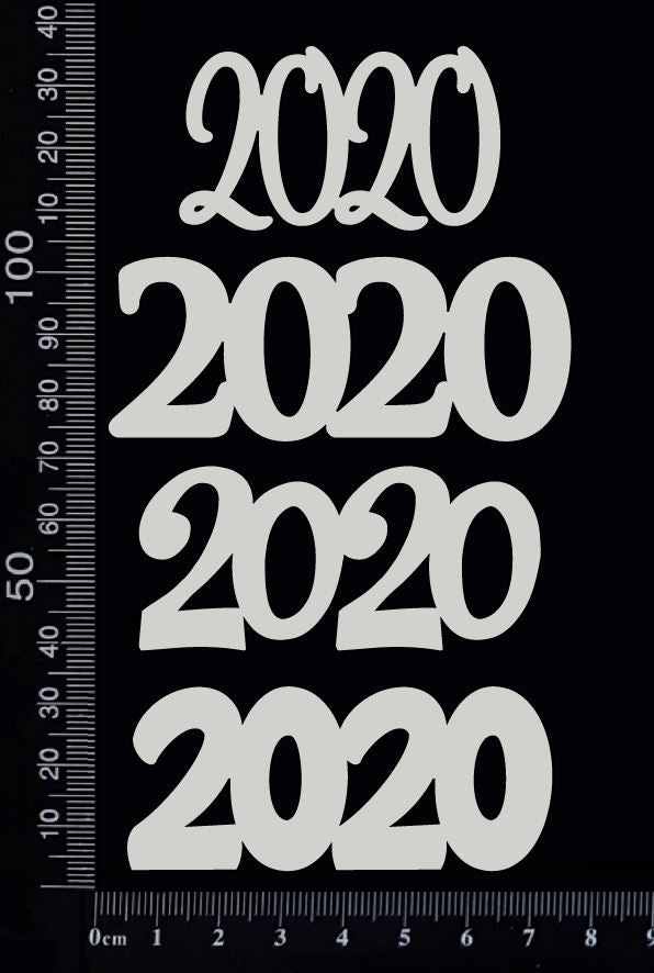 2020 Set - F - White Chipboard