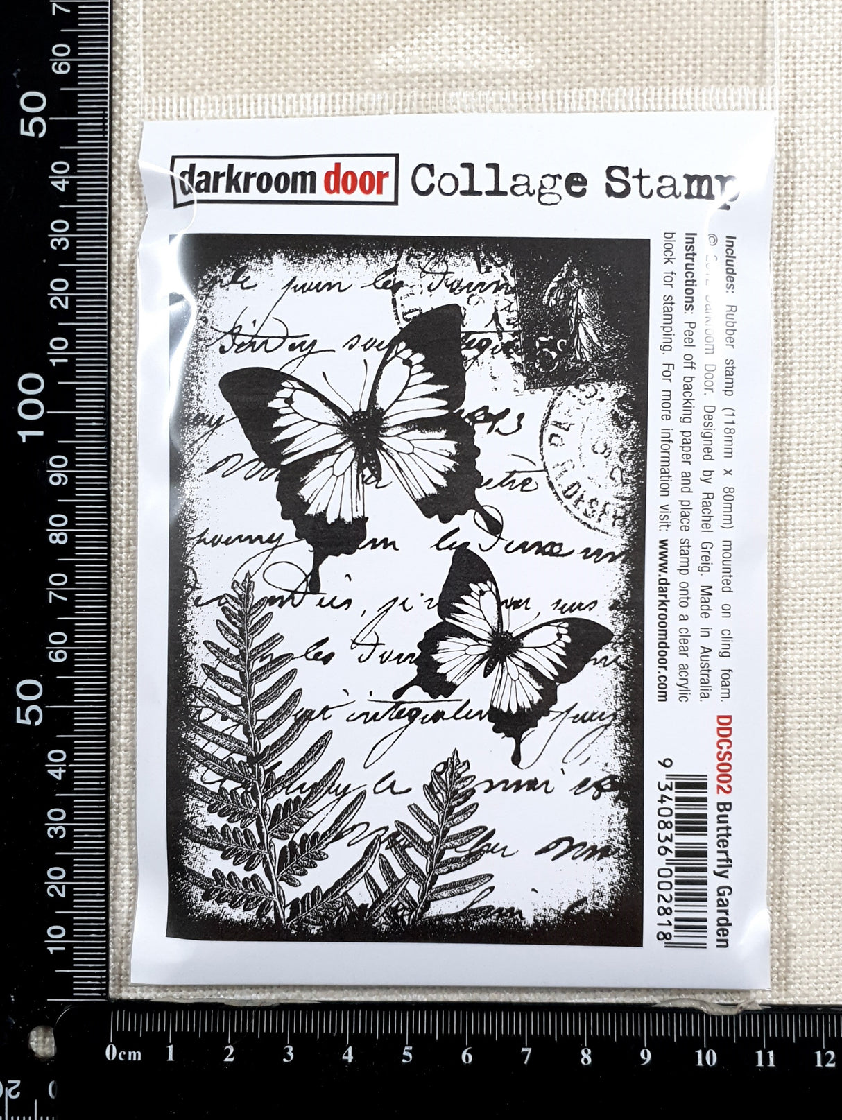 Rubber Stamp - Butterfly Garden - DDCS002
