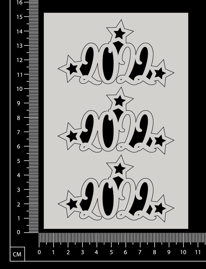 2022 Set - White Chipboard