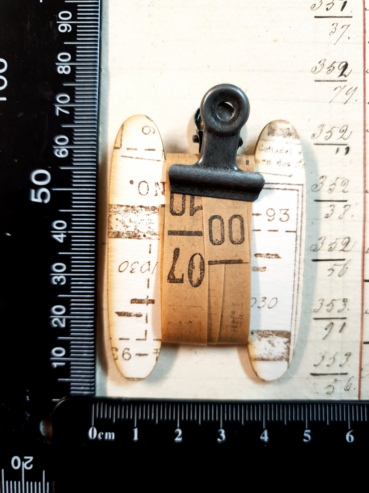 Authentic Vintage German Paper Measuring Tape