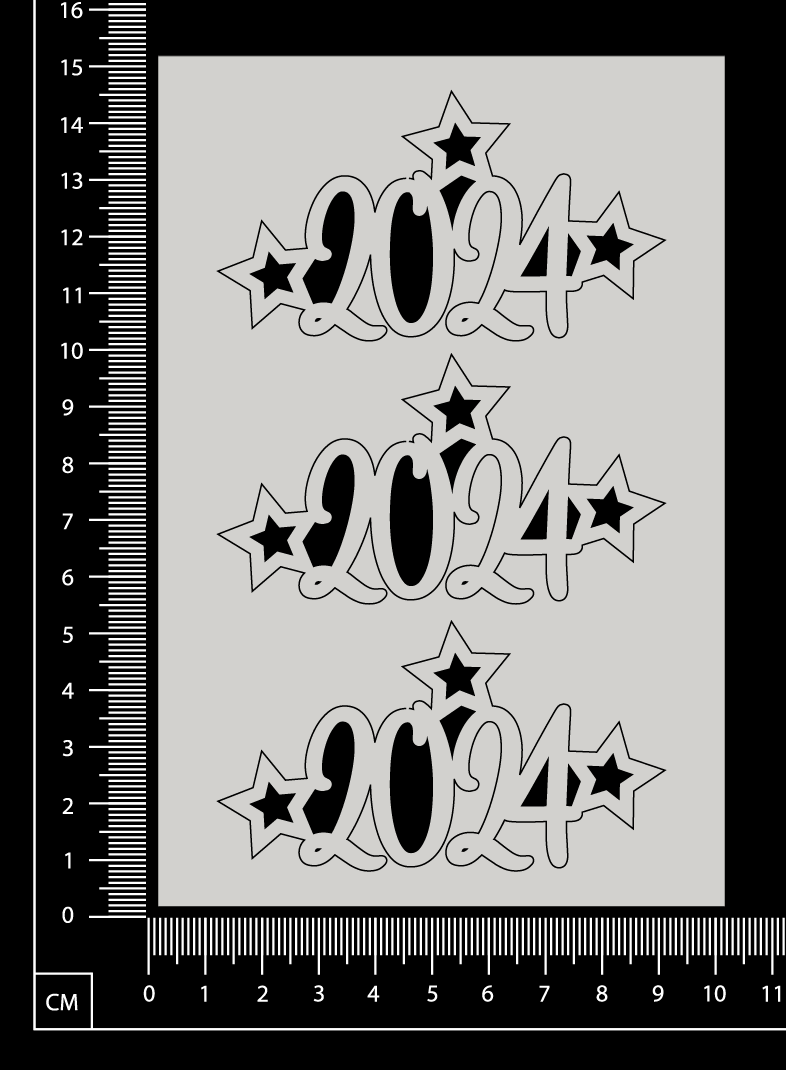 2024 Set - White Chipboard