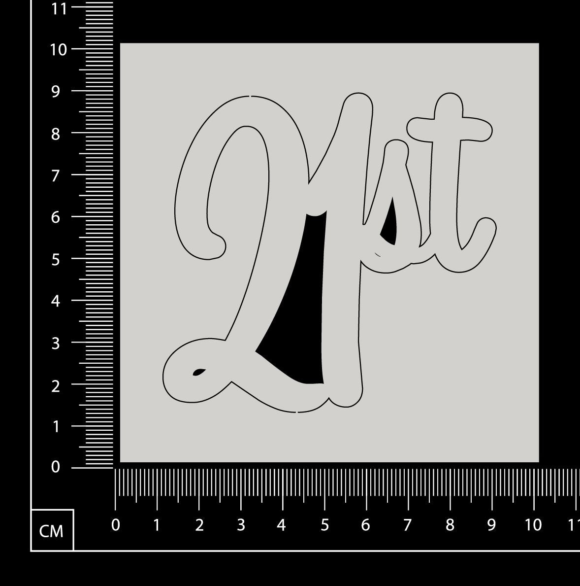 21st - White Chipboard