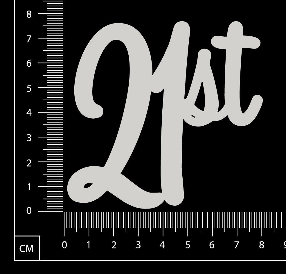 21st - White Chipboard