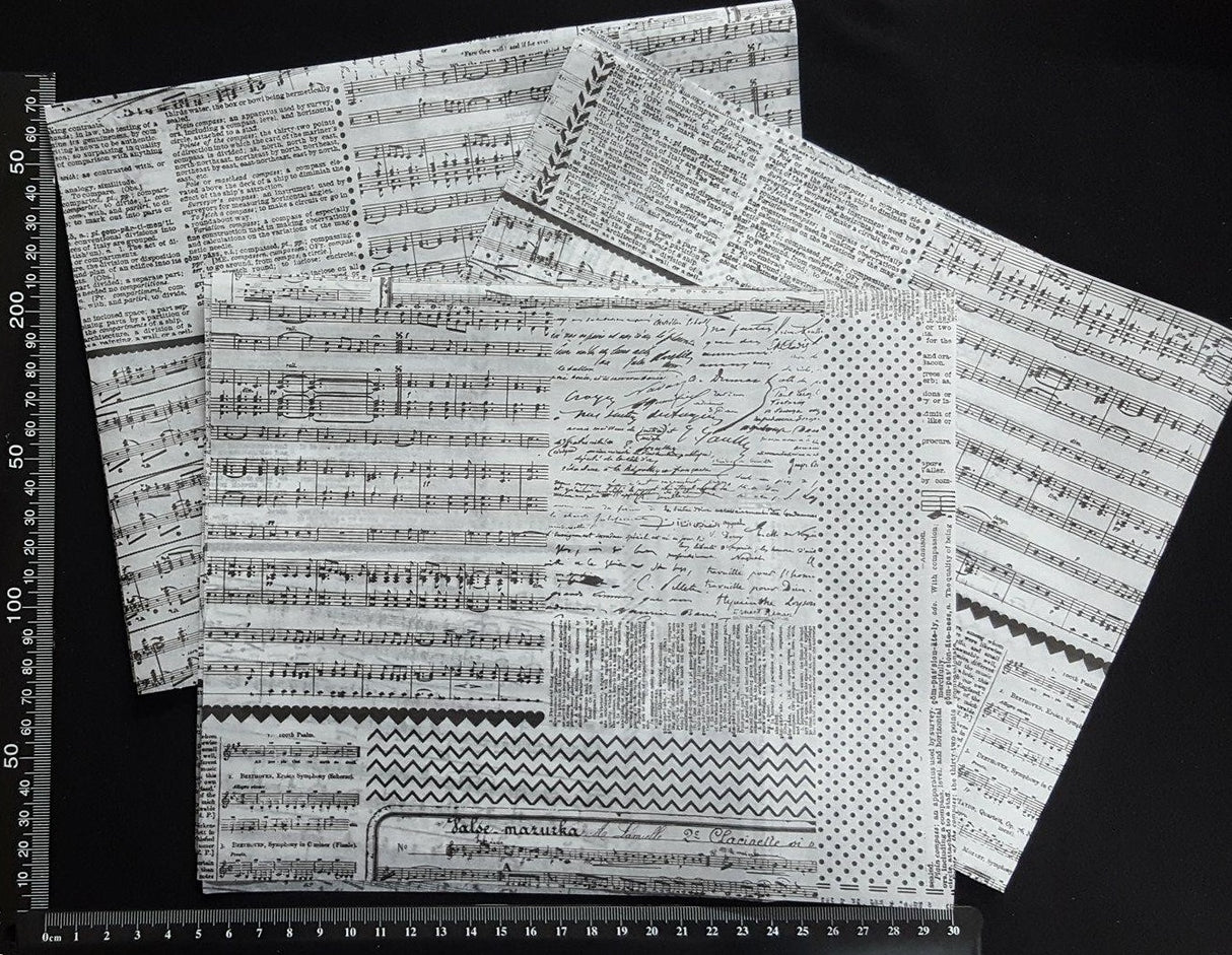 Decoupage Tissue Sheets - E - Set of 3 Pieces