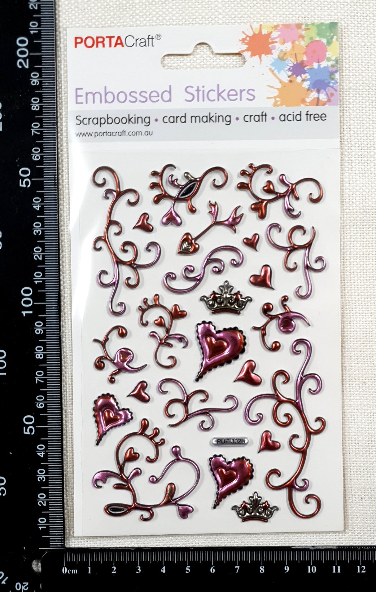 Embossed Stickers - Flourishes - (ES-4405)