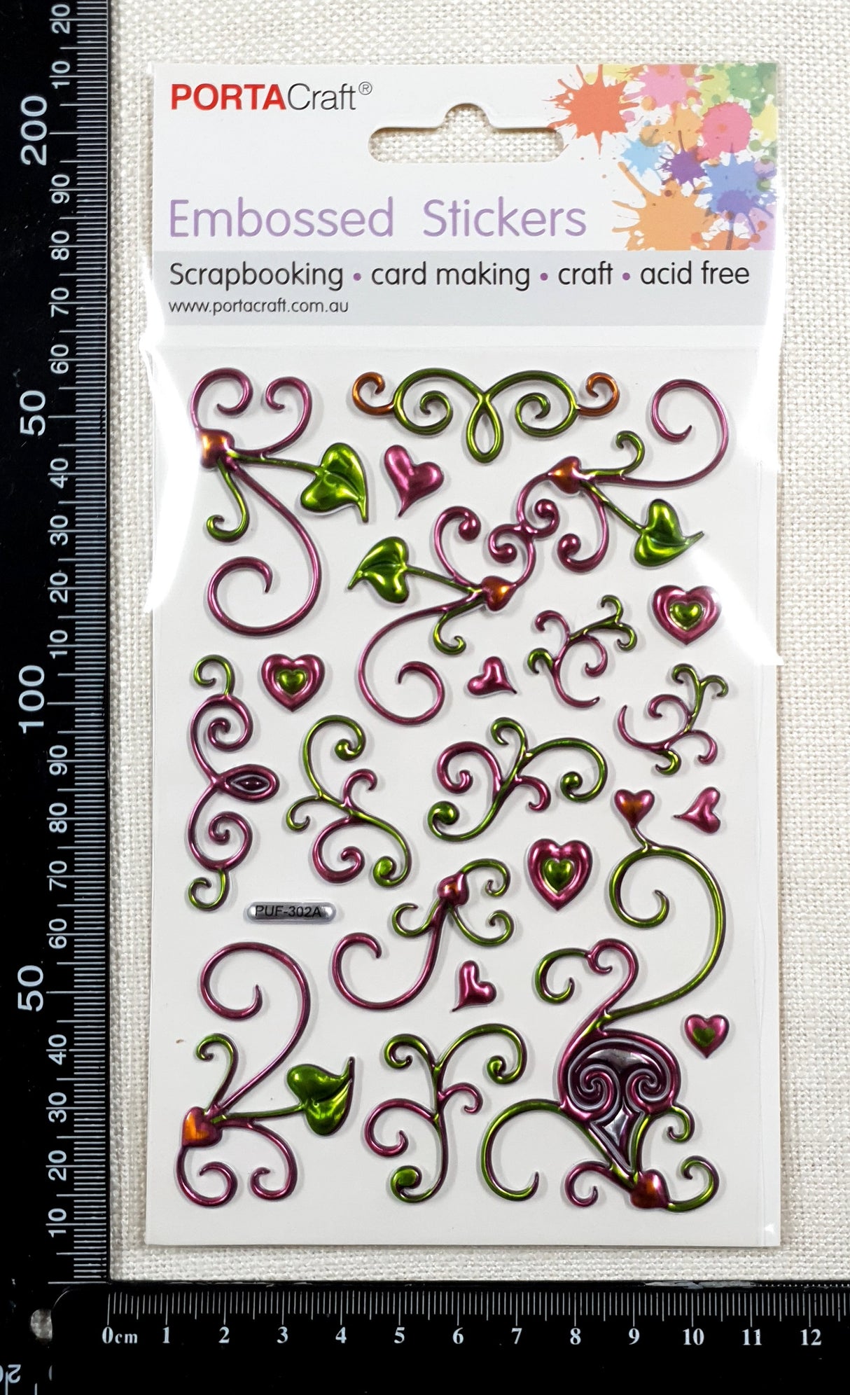 Embossed Stickers - Flourishes - (ES-4406)