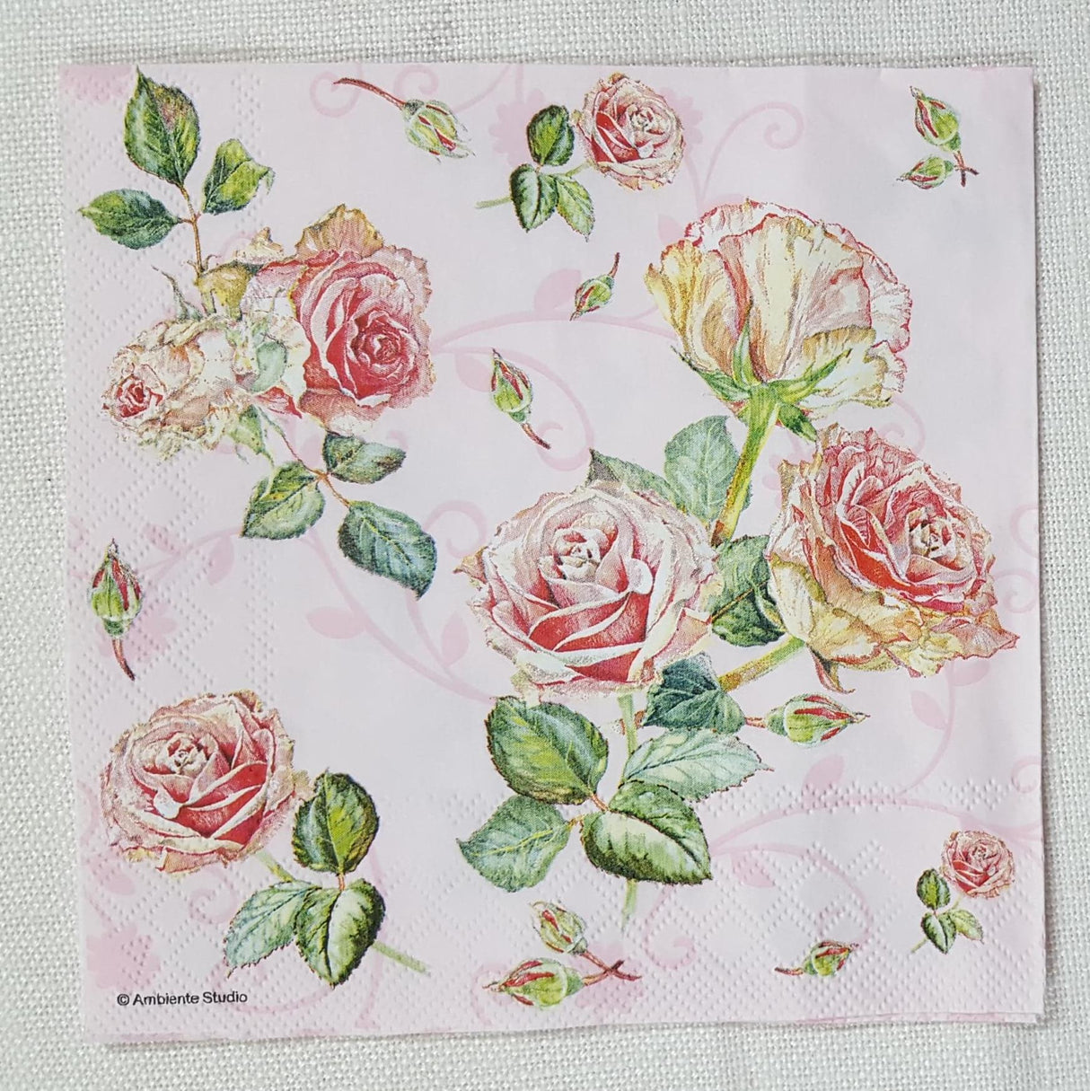 Decoupage Napkin - (DN-8068) - Rosie Rose