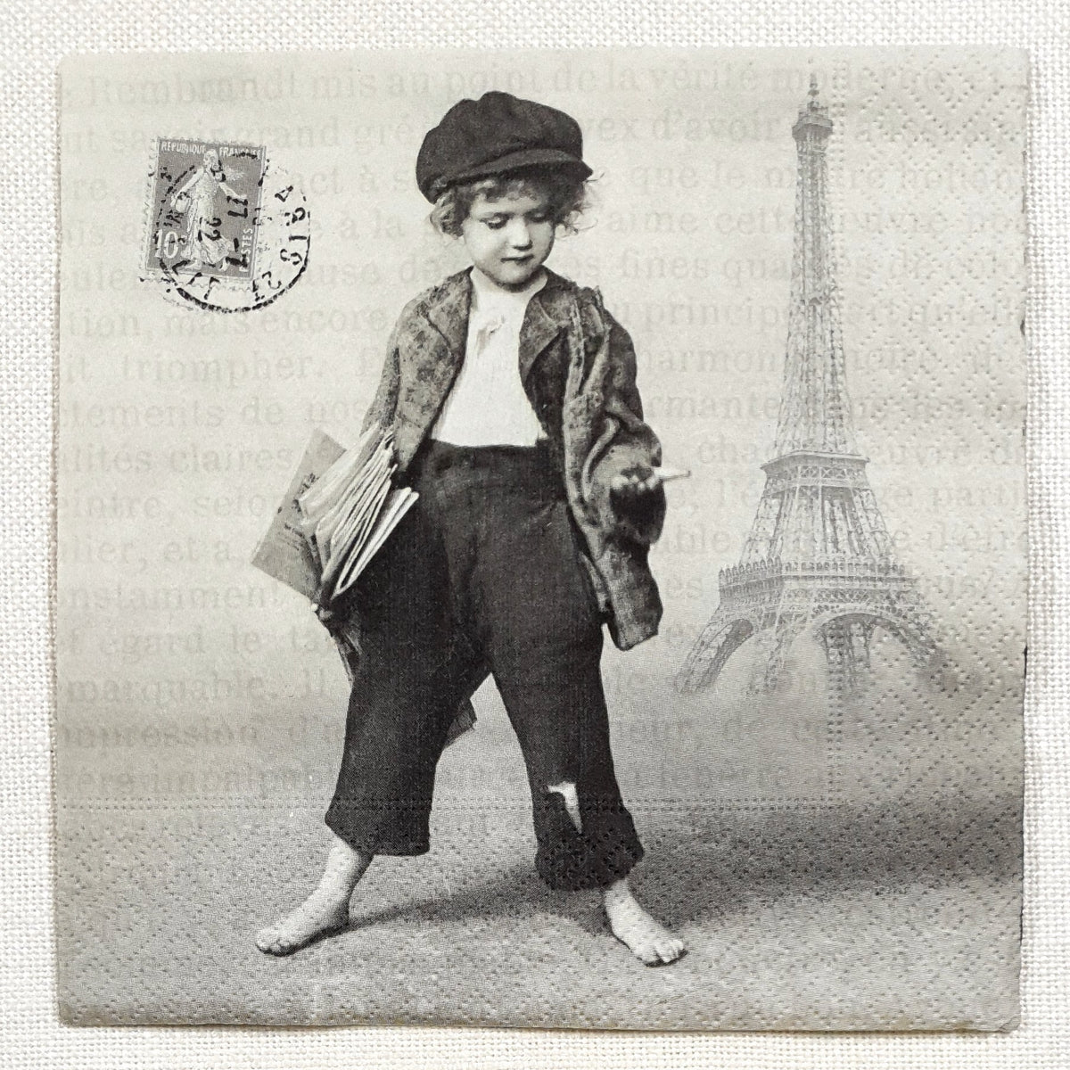 Decoupage Napkin - (DN-8283) - Paris News