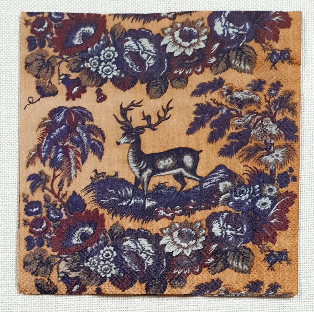 Decoupage Napkin - (DN-8506) - Highland Scene - Brown
