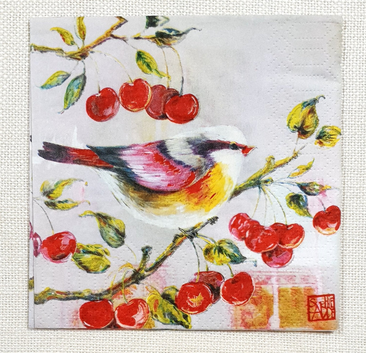 Decoupage Napkin - (DN-8589) - Josefine - Cocktail