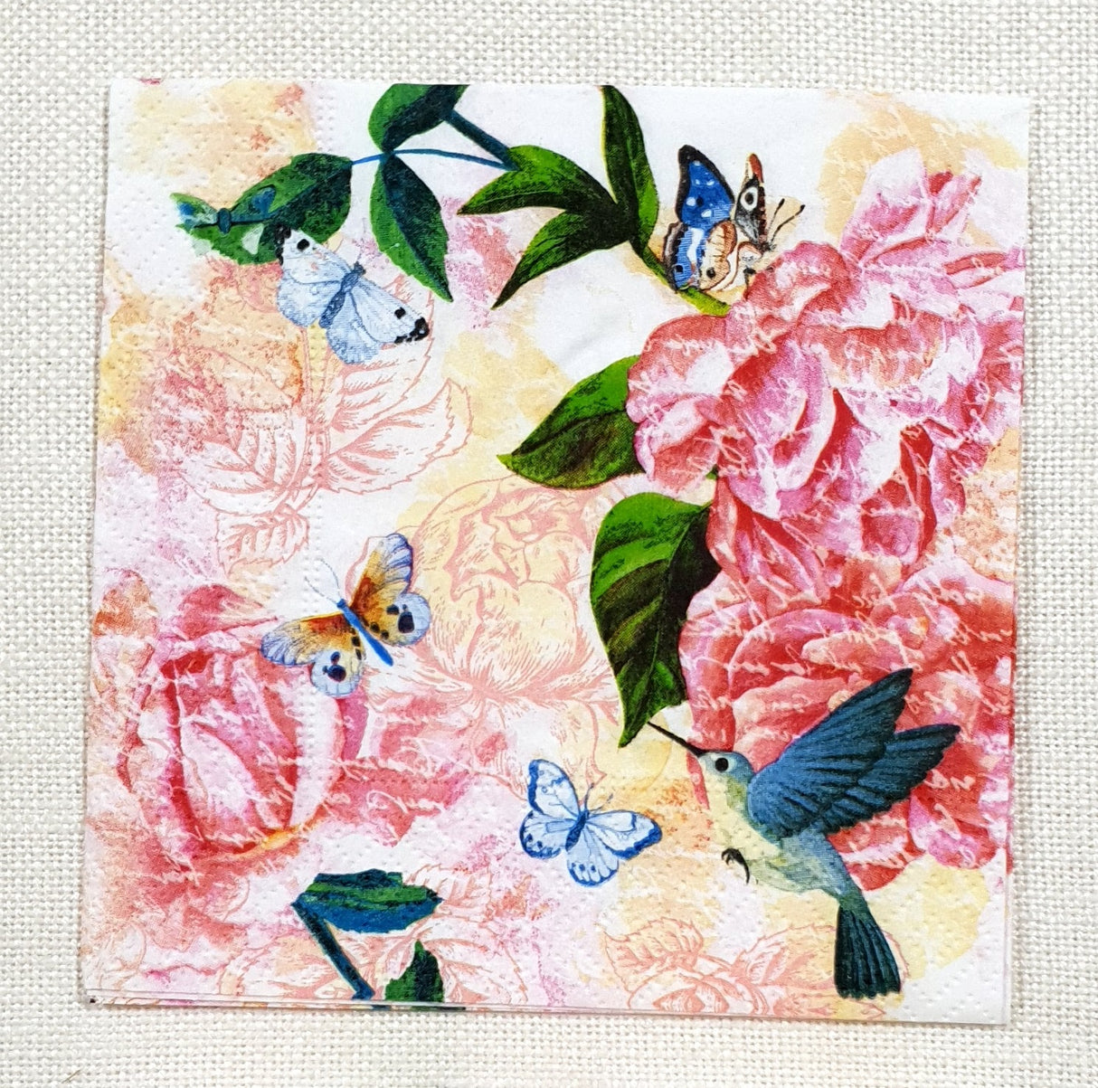 Decoupage Napkin - (DN-8596) - Lovely Spring - Cocktail