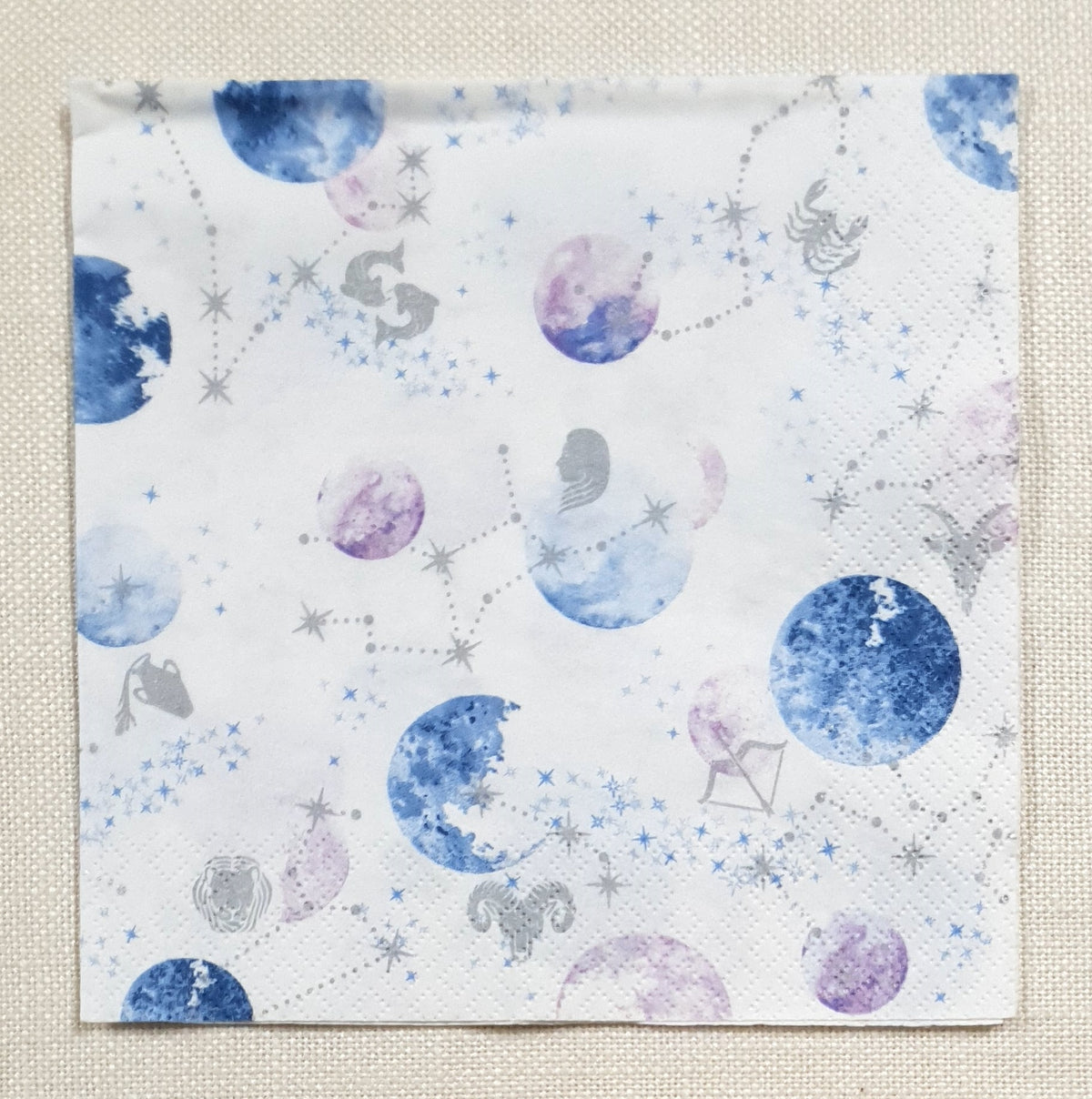 Decoupage Napkin - (DN-8638) - Zodiac