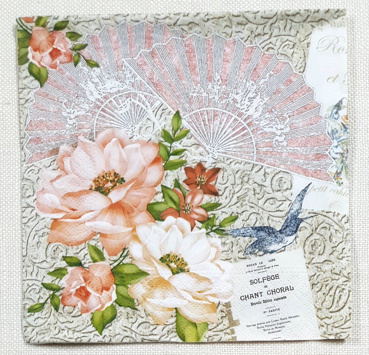 Decoupage Napkin - (DN-8660) - Romantisme et Poesie