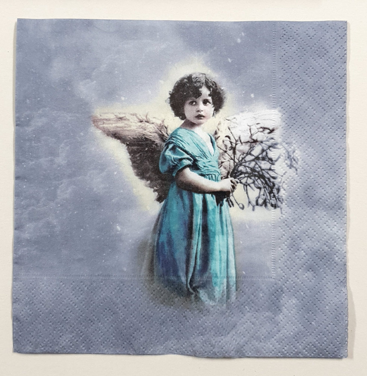 Decoupage Napkin - (DN-8733) - Angel Flower