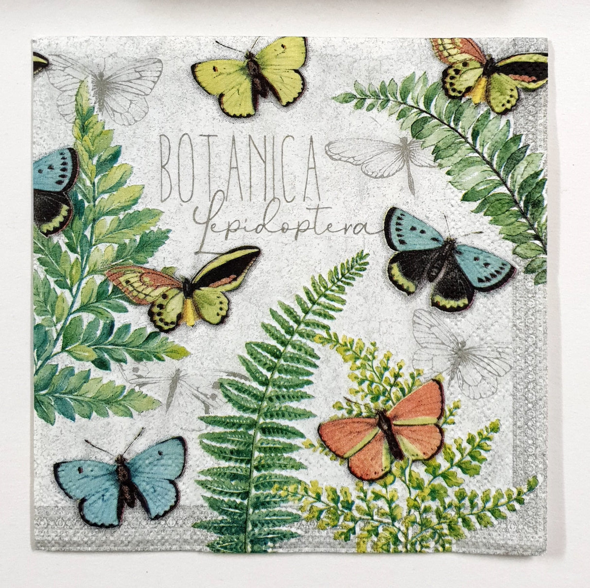 Decoupage Napkin - (DN-8798) - Farfalle - Cream - Cocktail