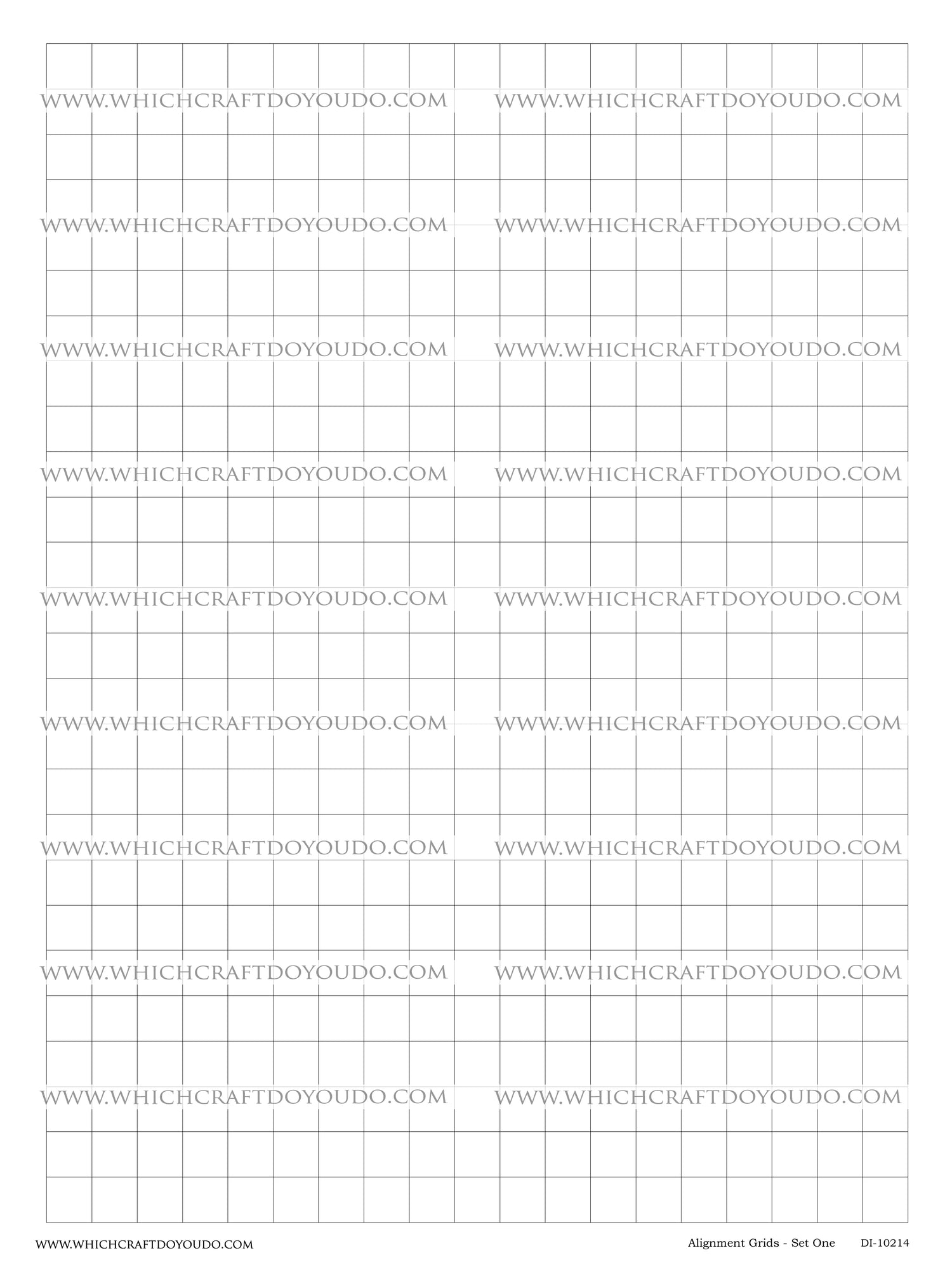 FREEBIE - Alignment Grids - Set One - DI-10214 - Digital Download