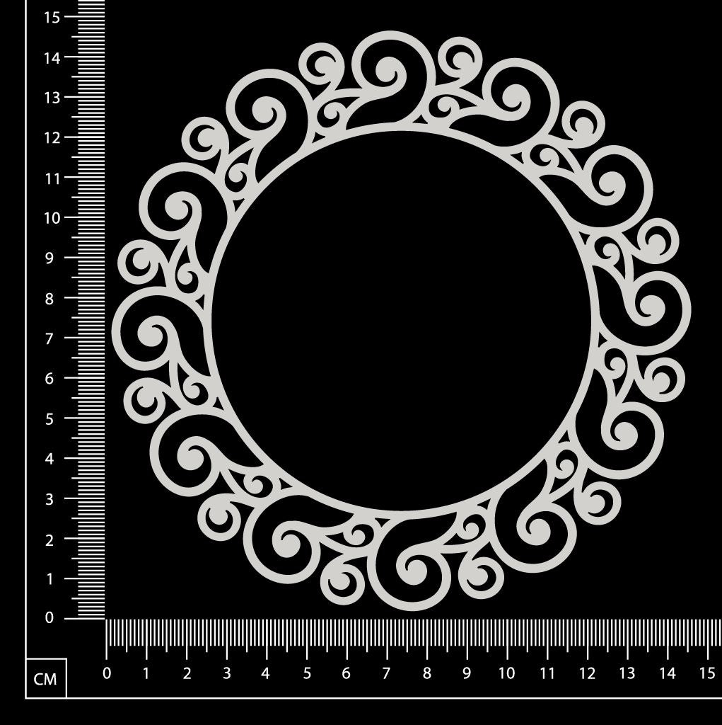 Amber frame - Large - White Chipboard