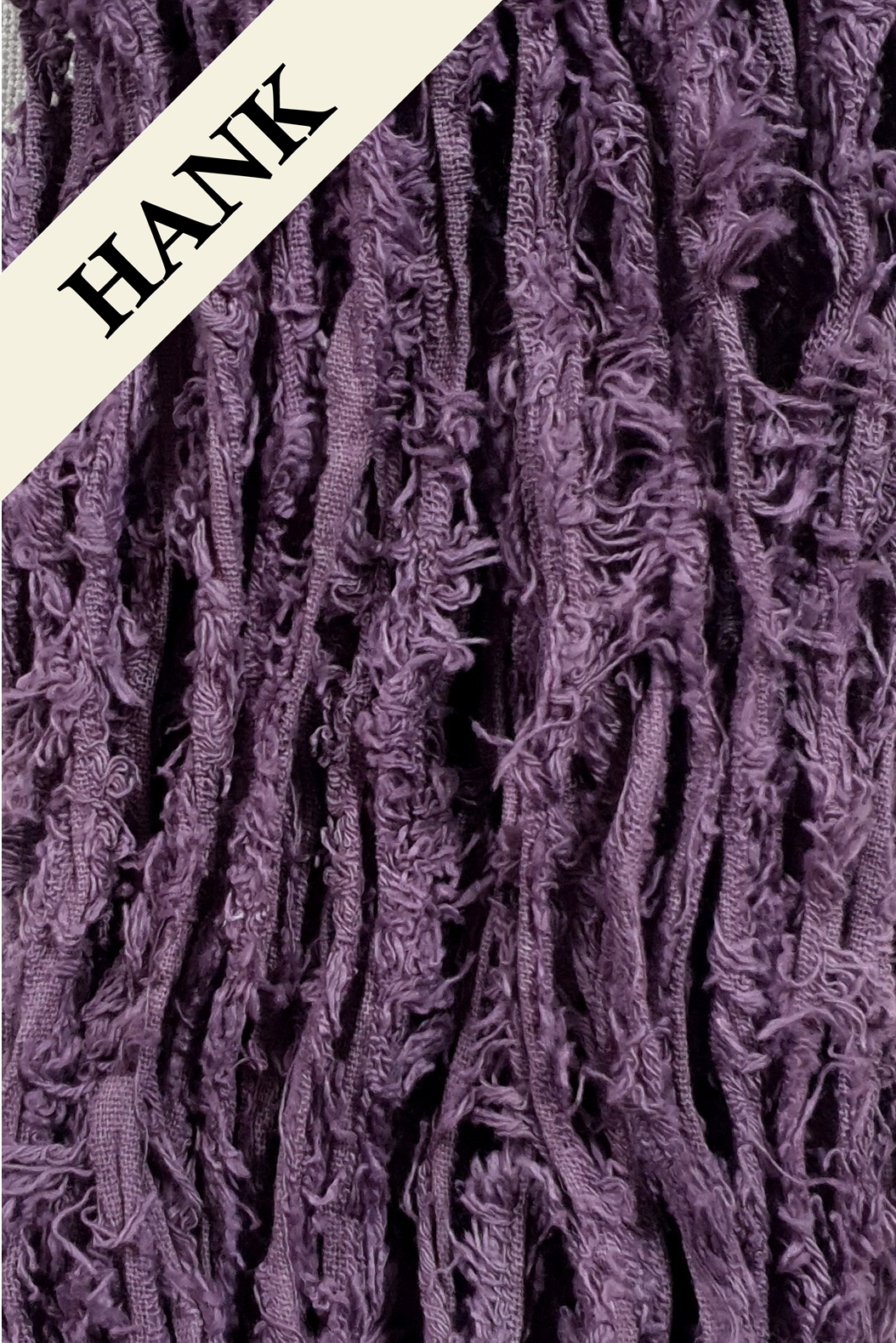 Cotton Frizz Ribbon - Amethyst - Hank