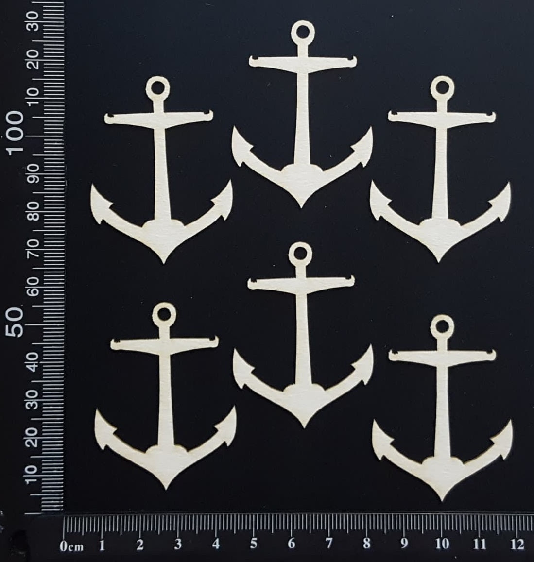 Anchor Set - B - Small - White Chipboard