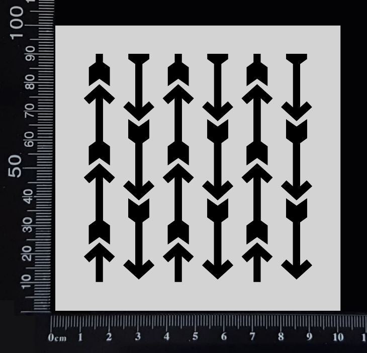 Arrows - A - Stencil - 100mm x 100mm