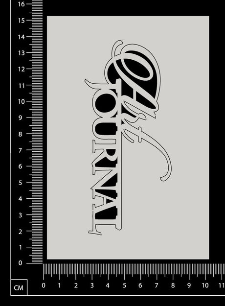 Art Journal - B - White Chipboard