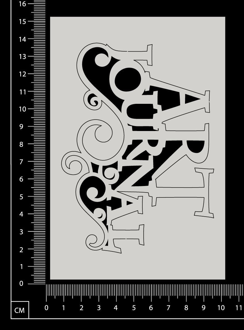 Art Journal - D - White Chipboard