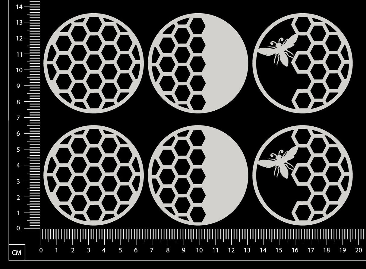 Artist Trading Coin Set - HC - White Chipboard