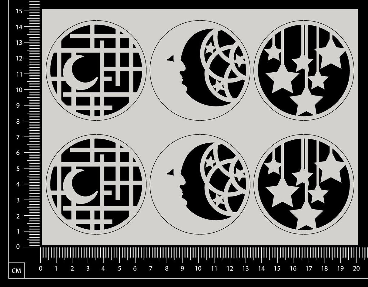 Artist Trading Coin Set - HE - White Chipboard