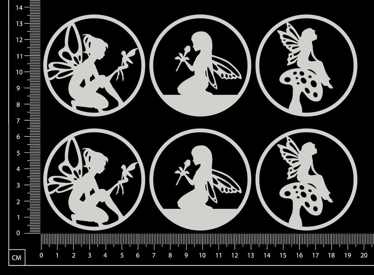 Artist Trading Coin Set - HG - White Chipboard