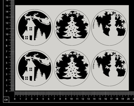 Artist Trading Coin Set - HM - White Chipboard