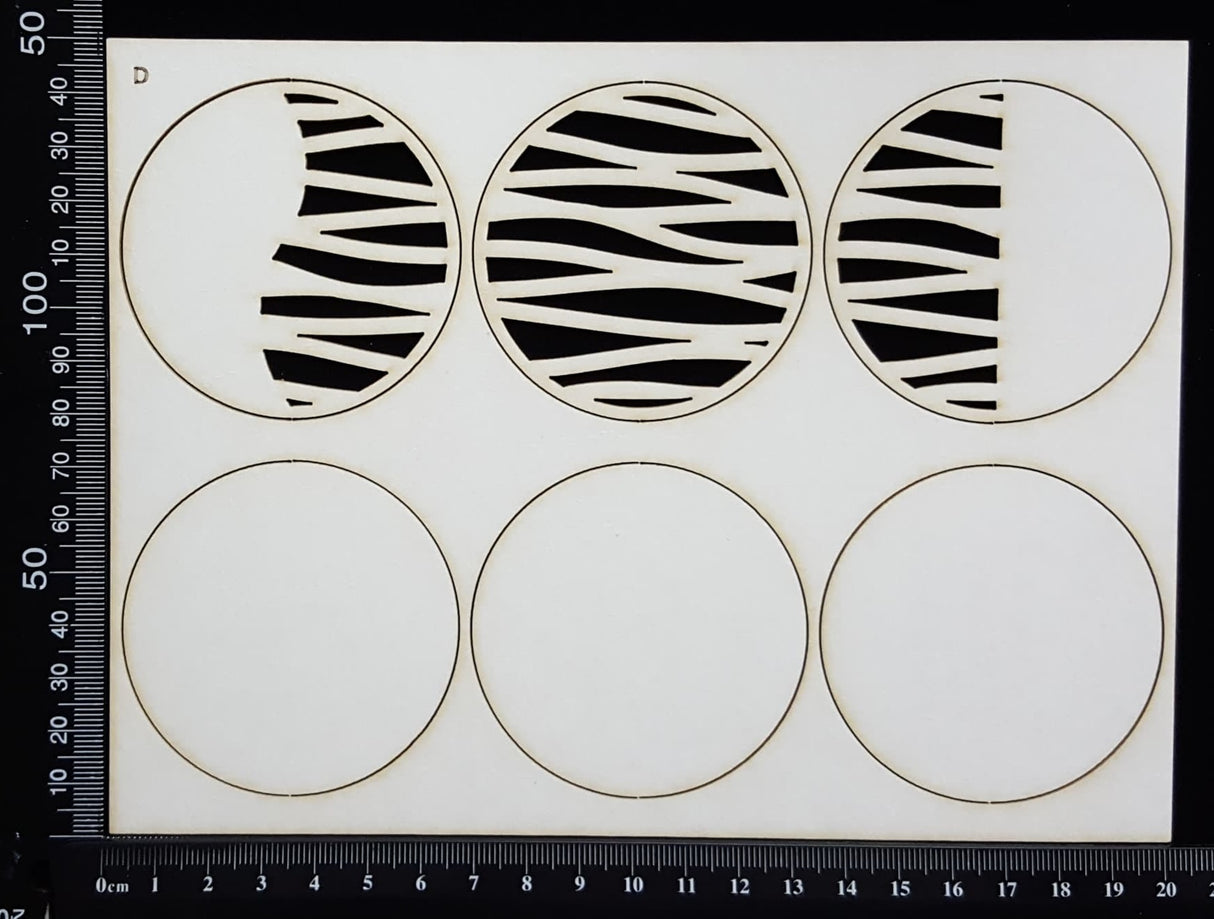 Artist Trading Coin Set - AX - White Chipboard