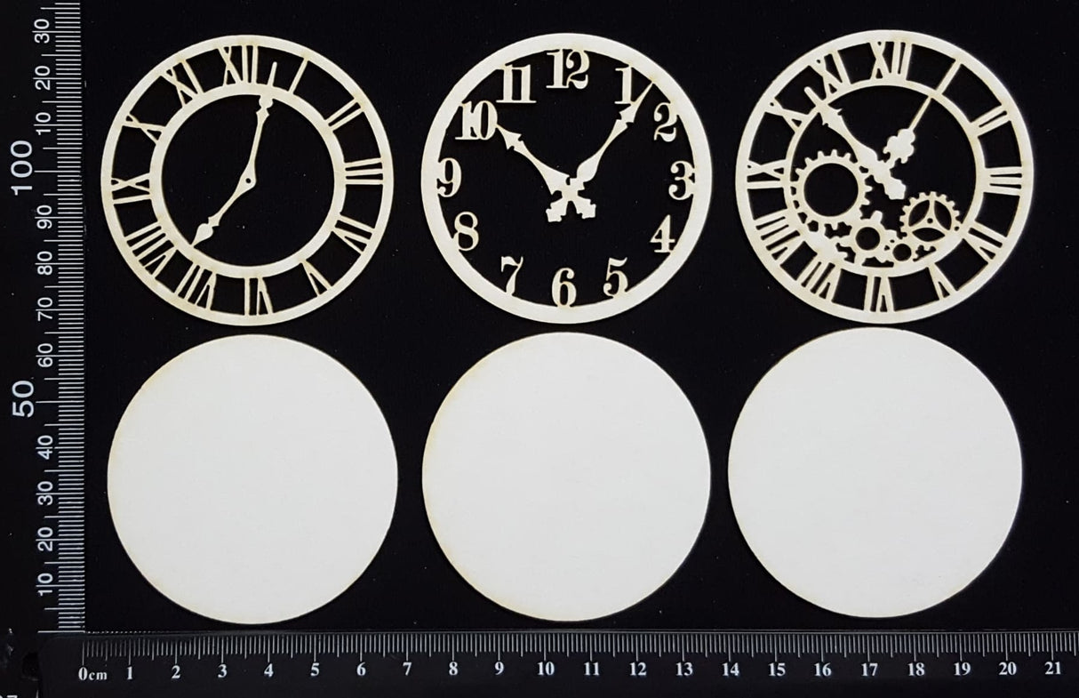 Artist Trading Coin Set - BS - White Chipboard