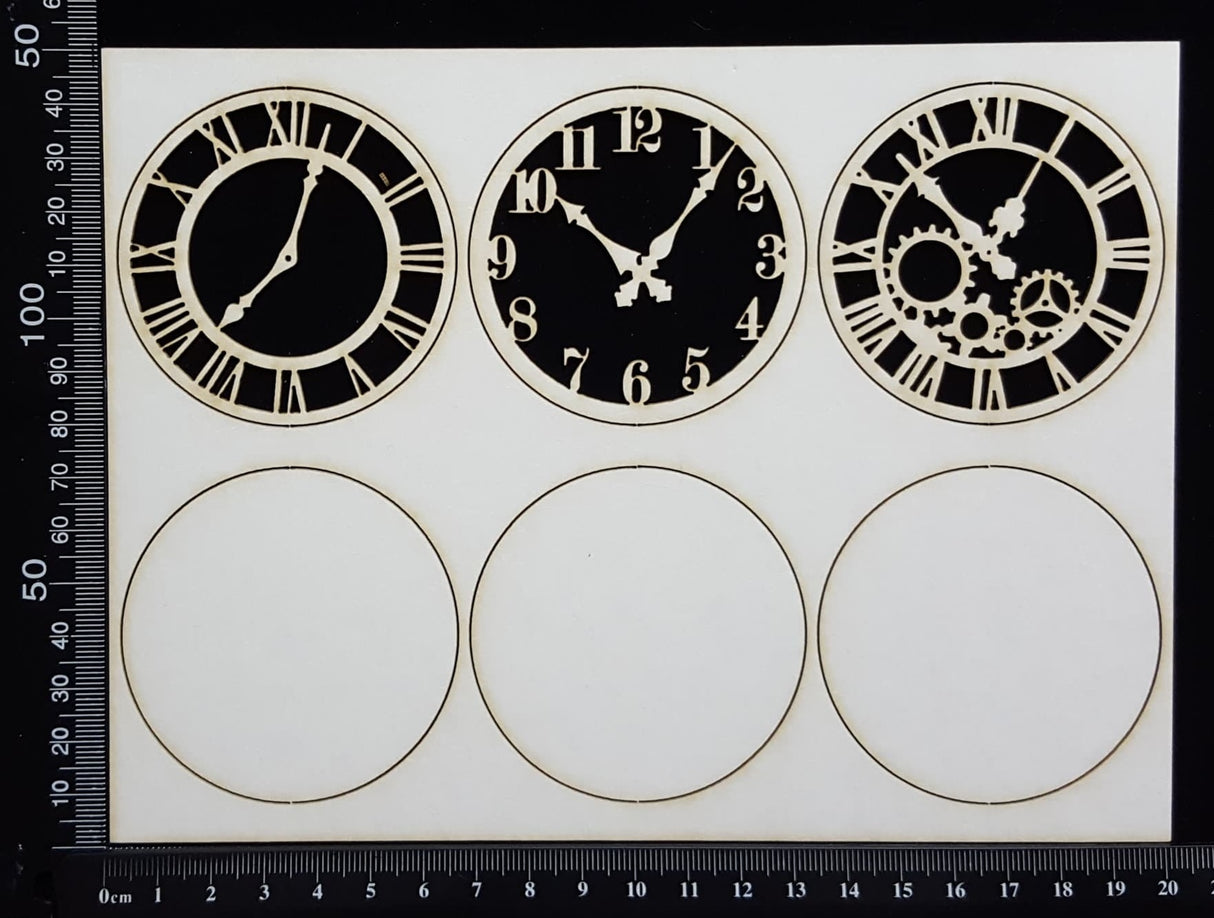 Artist Trading Coin Set - BS - White Chipboard