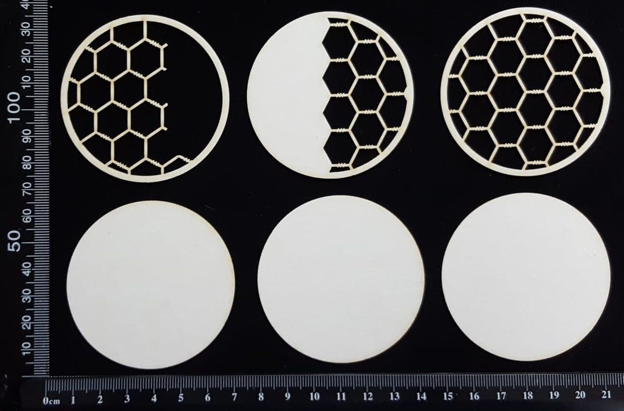 Artist Trading Coin Set - FW - White Chipboard