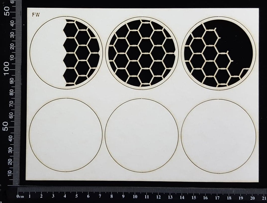 Artist Trading Coin Set - FW - White Chipboard