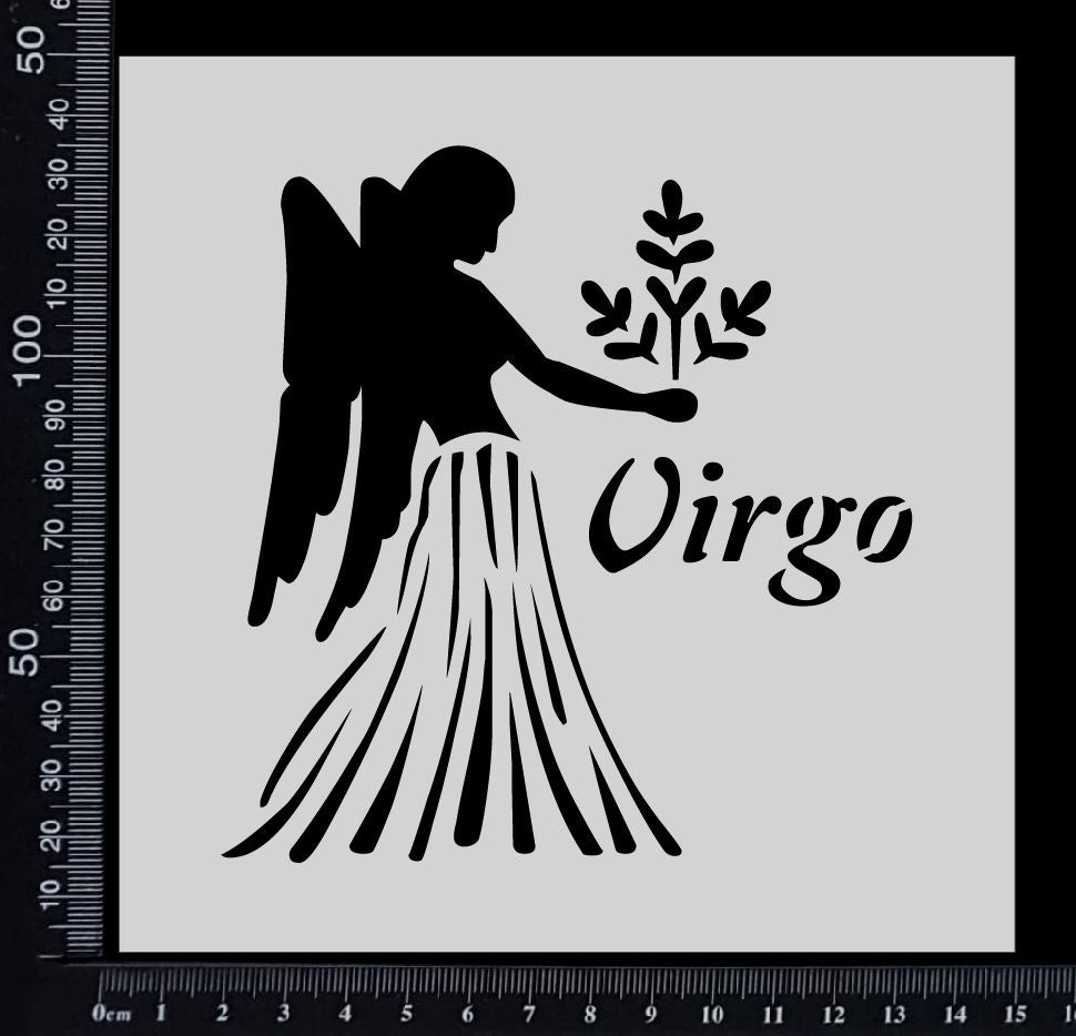 Astrological sign - Virgo - Stencil - 150mm x 150mm