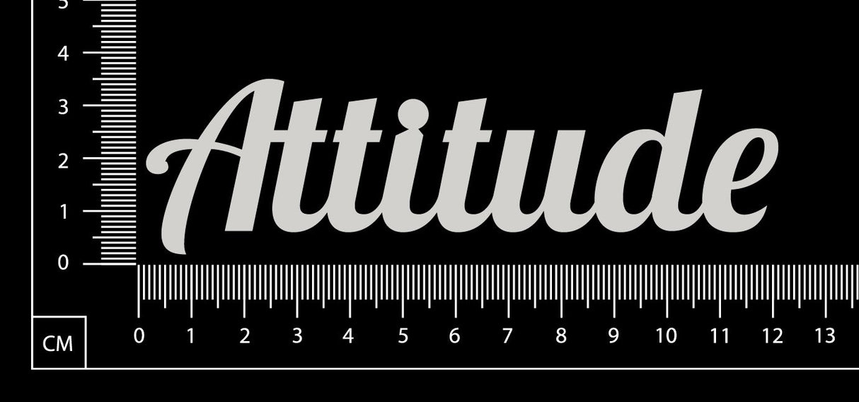 Attitude - White Chipboard