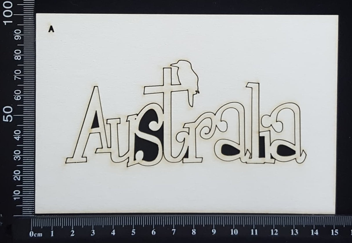 Australia - A - White Chipboard