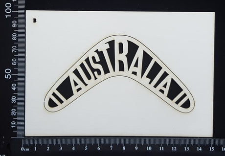 Australia - B - White Chipboard