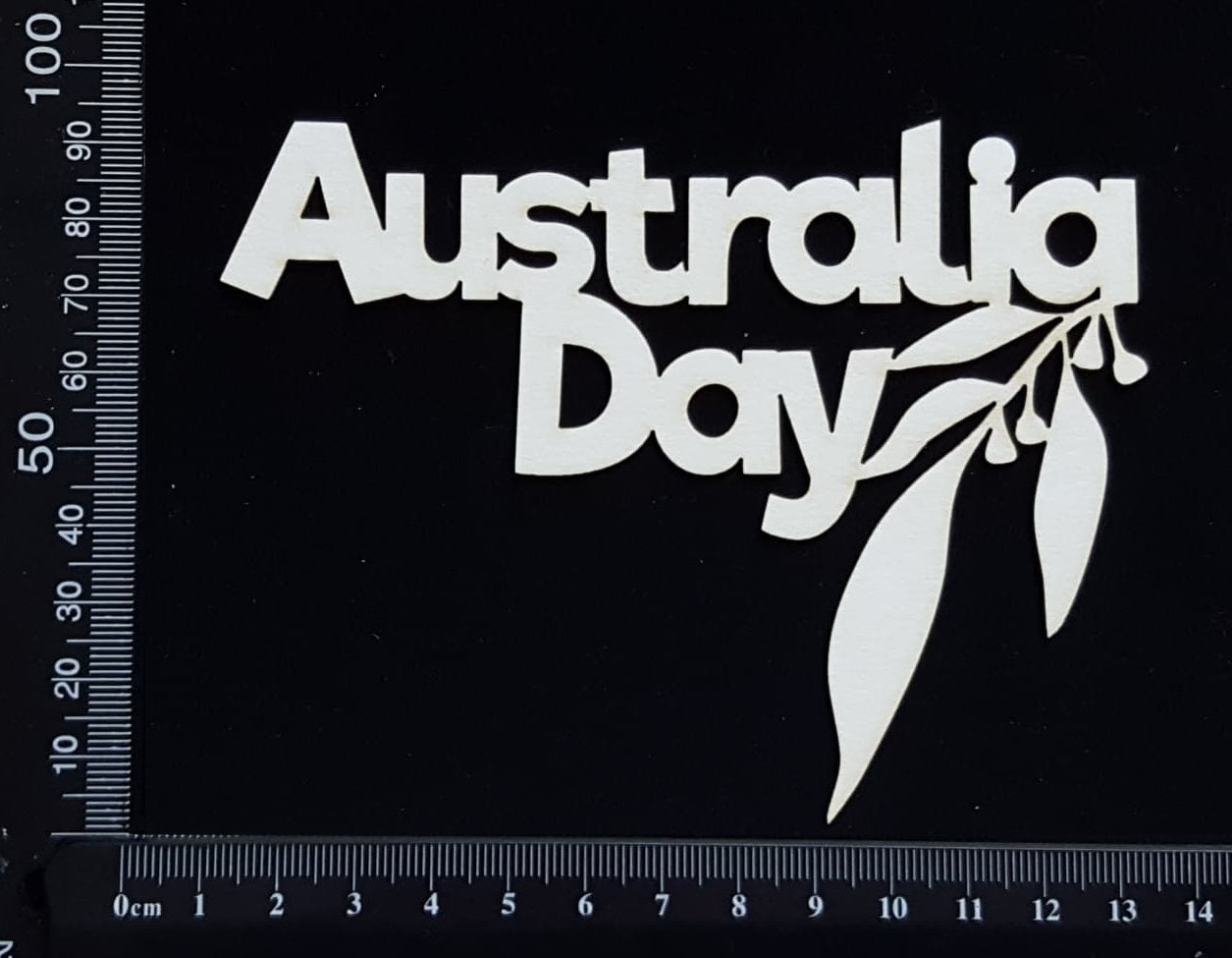 Australia Day - C - White Chipboard