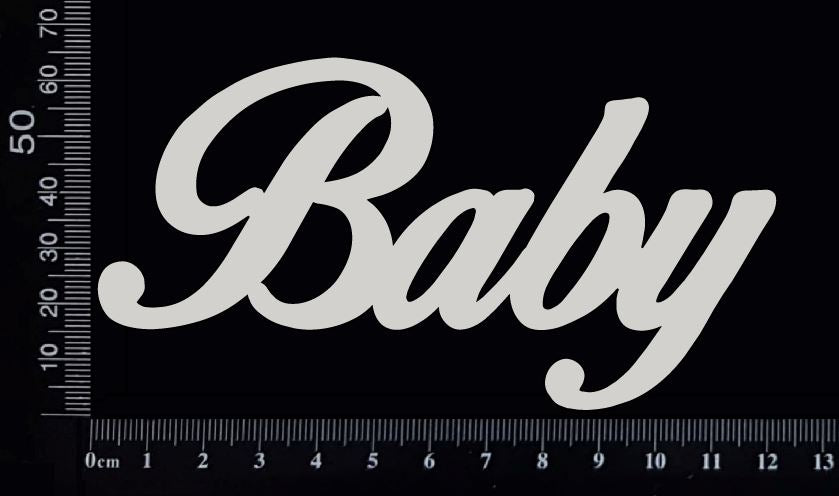 Baby - A - Large - White Chipboard