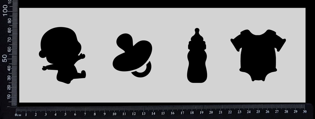 Baby Elements - Stencil - 100mm x 300mm