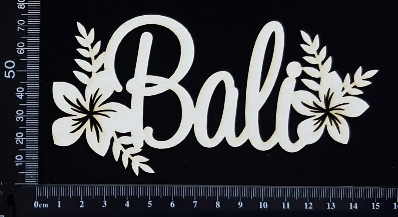 Bali - B - White Chipboard