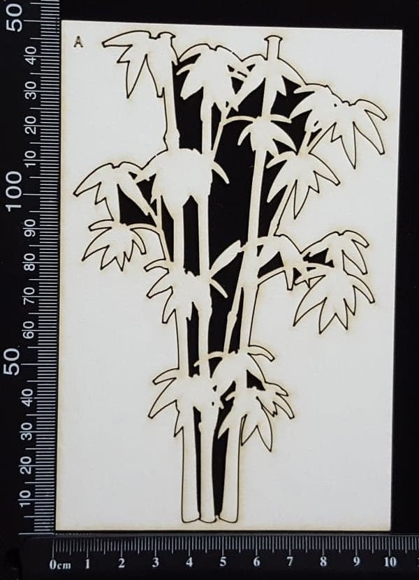 Bamboo - A - Large - White Chipboard