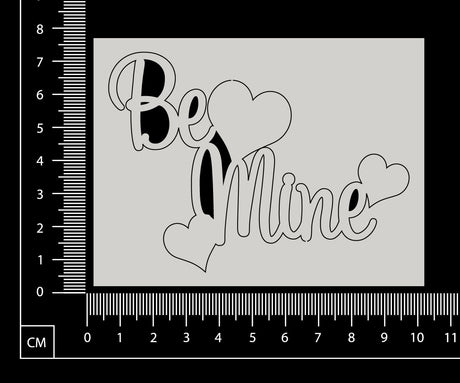 Be Mine - White Chipboard