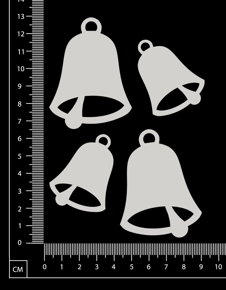 Bells Set - White Chipboard